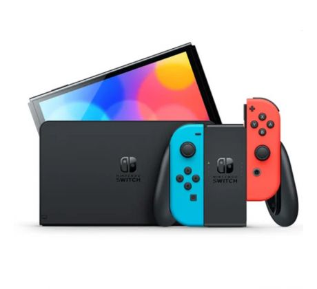 Nintendo Switch (OLED model) Neon Blue & Neon Red