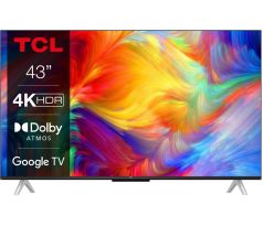 TCL 43P638 TV SMART Google TV, 43" (108cm), 4K Ultra HD