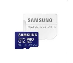 Samsung PRO Plus Micro SDXC 512 GB , SD adaptér