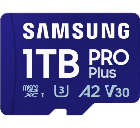 Samsung PRO Plus micro SDXC, 1TB + SD adaptér