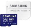 Samsung PRO Plus MicroSDXC, 256GB + SD adaptér