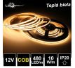 5m LED pásik 480LED/m COB 10W/m teplá biela IP20 12V