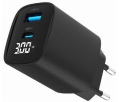 Gembird USB-A nabíjačka, 30W, čierna