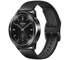 Xiaomi Watch S3, inteligentné hodinky, čierne