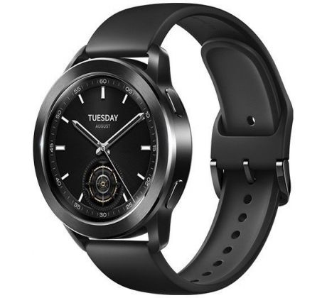 Xiaomi Watch S3, inteligentné hodinky, čierne