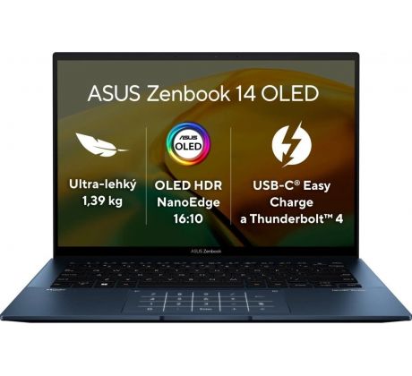 Asus Zenbook 14 OLED UX3402VA-OLED436W, modrý