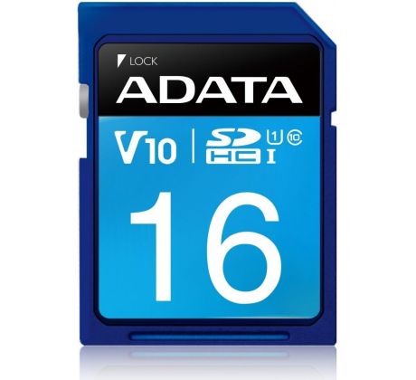 Adata Premier SDHC, UHS-I U1, Class 10, V10, 16 GB