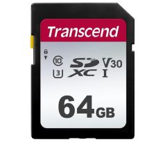 Transcend 300S 64GB SDXC, Class 10 UHS-I U3