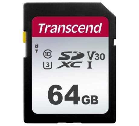 Transcend 300S 64GB SDXC, Class 10 UHS-I U3