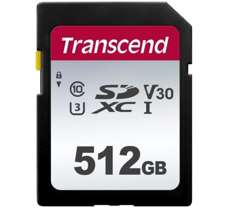 Transcend 512GB SDXC 300S, Class 10 UHS-I U3 V30