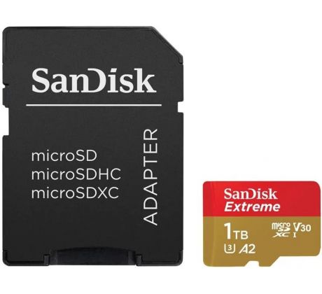 SanDisk Extreme microSDXC 1 TB + SD Adapter