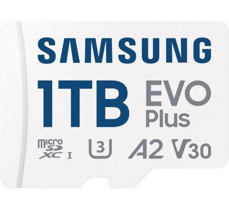 Samsung EVO Plus micro SDXC, 1 TB + SD adaptér