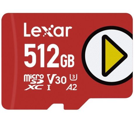 Lexar PLAY, microSDXC, 512 GB