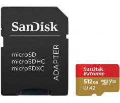 SanDisk Extreme microSDXC 512 GB + SD Adapter