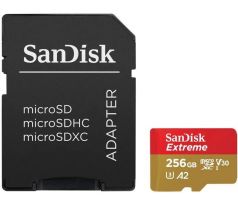 SanDisk Extreme microSDXC 256 GB + SD Adapter