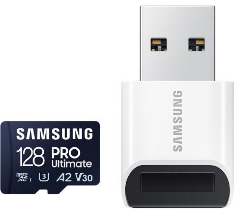 Samsung PRO Ultimate micro SDXC, 128GB + USB adaptér