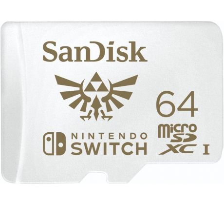 Sandisk Nintendo Switch, microSDXC, 64 GB