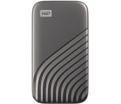 WD My Passport SSD, 2 TB, sivý