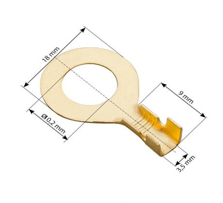 Konektor očko M10-O-2.5 / 10mm