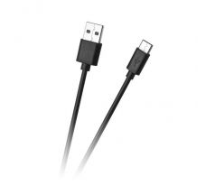 Kábel USB - USB typ C 1m čierny