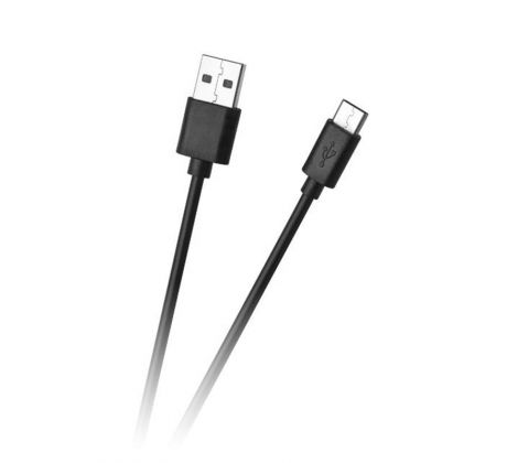 Kábel USB - USB typ C 1m čierny