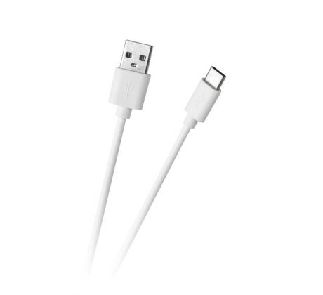 Kábel USB - USB typ C 1m biely