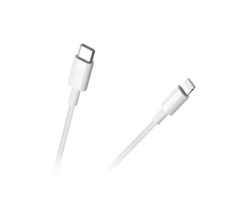 Kábel USB C - Lightning Apple iPhone 1m biely REBEL