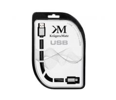 Kábel USB A - micro USB 1,8m Kruger&Matz