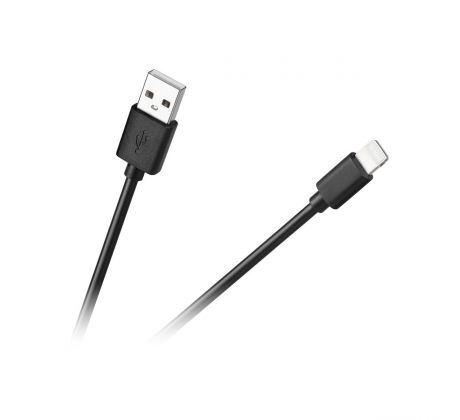 Kábel USB - Lightning Cabletech 1m čierny