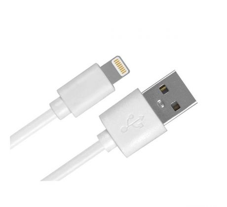 Kábel USB-Lightning iPhone biely 1m