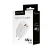 Sieťová nabíjačka GaN dual USB 45W Quick Charge / PD Kruger&Matz