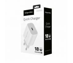 Sieťová nabíjačka USB-C 18W Power Delivery Kruger&Matz