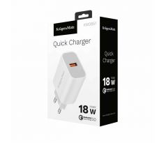 Sieťová nabíjačka USB 18W Quick Charge 3.0 Kruger&Matz