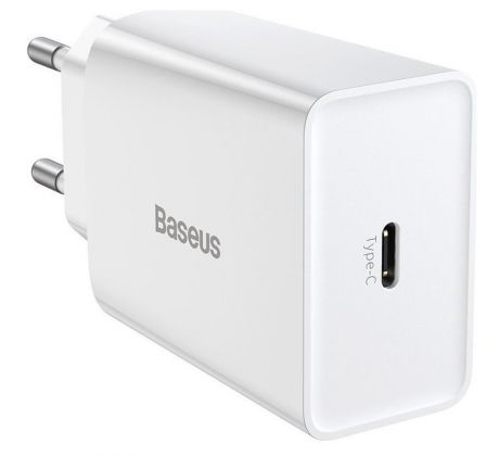 Sieťová nabíjačka USB-C 20W Speed Mini Quick Charger BASEUS