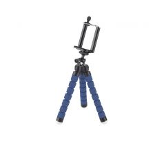 Držiak tripod/statív pre smartfón, kameru modrý Kruger&Matz