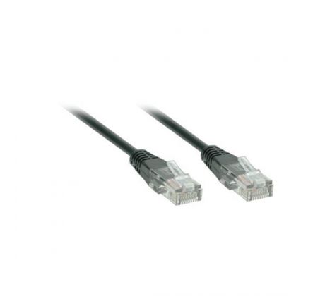 Solight UTP CAT.5E kábel, RJ45 konektor - RJ45 konektor, sáčok, 5m