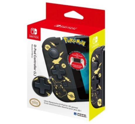 HORI D-Pad Controller Levý Joy-Con - Pikachu