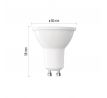 LED žiarovka Classic MR16 / GU10 / 4 W (39 W) / 450 lm / Neutrálna biela