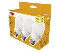 LED žiarovka Basic A60 / E27 / 9,4 W (60 W) / 806 lm / Teplá biela