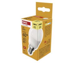 LED žiarovka Basic Mini Globe / E14 / 9,4 W (60 W) / 806 lm / Teplá biela