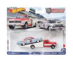 Mattel Hot Wheels: Premium Car Culture Team Transport - '61 Impala & '72 Chevy Ramp Truck