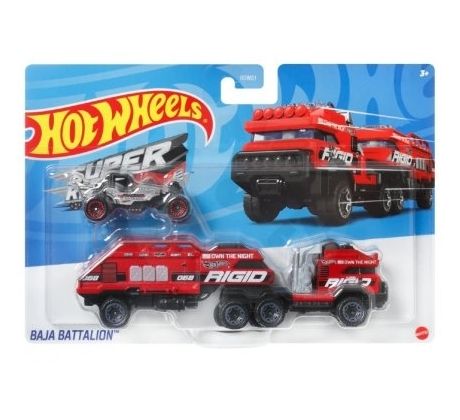 Mattel Hot Wheels Super Rigs - Baja Battalion