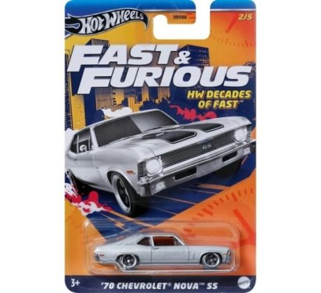 Mattel Hot Wheels Fast & Furious: HW Decades of Fast - '70 Chevrolet Nova SS Ve