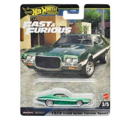 Mattel Hot Wheels Premium: Fast & Furious - 1972 Ford Gran Torino Sport