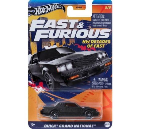 Mattel Hot Wheels Fast & Furious: HW Decades of Fast - Buick Grand National Vehi