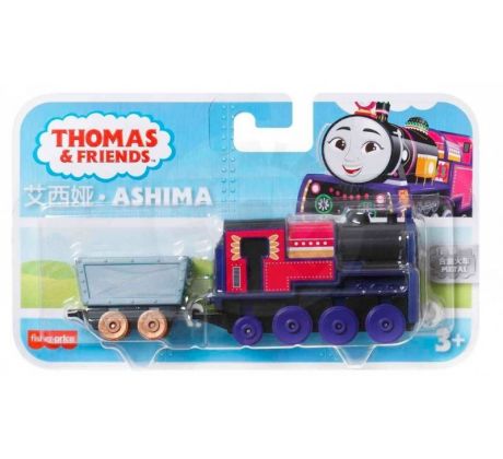 Mattel Tomáš a priatelia Ťahacia kovová mašinka s vagónom ASHIMA