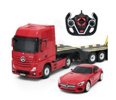 R/C auto Mercedes-Benz Actros + AMG GT (1:24)