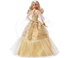 Mattel - Barbie Signature Vianočná bábika blondínka 2023