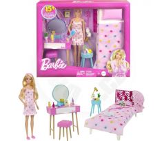 Mattel Barbie Spálna s bábikou