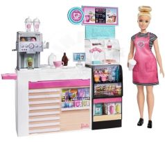 Hracia sada Mattel Barbie - Coffee Shop (GMW03)